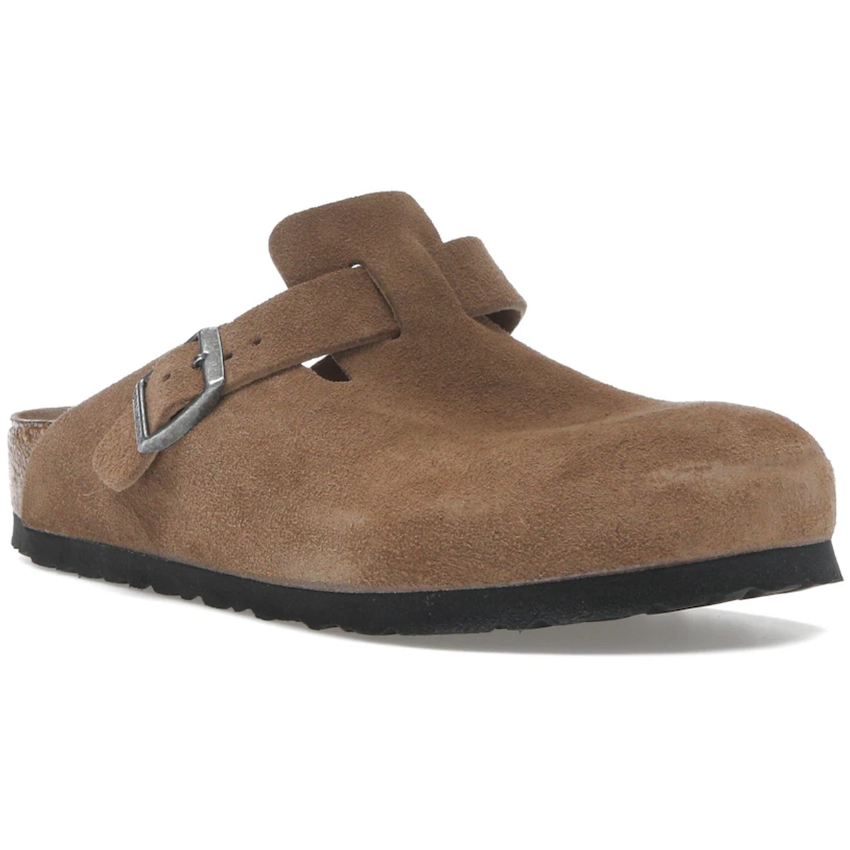 Miniatyrbild av Birkenstock Boston Soft Footbed Suede Dark Tea Tonal 2