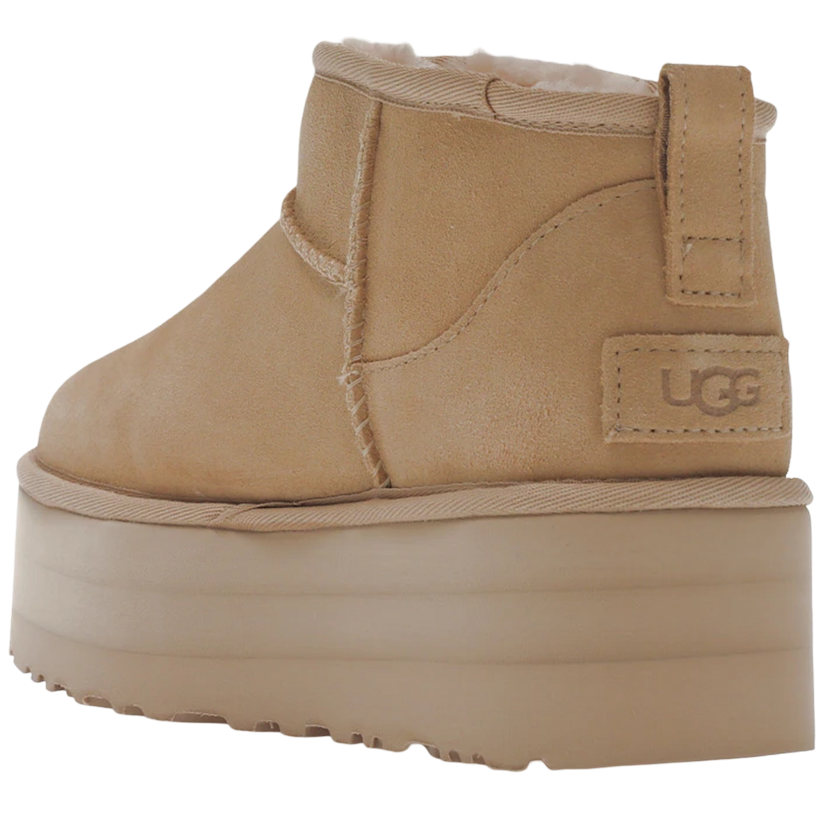 Miniatyrbild av UGG Classic Ultra Mini Platform Boot Driftwood 4
