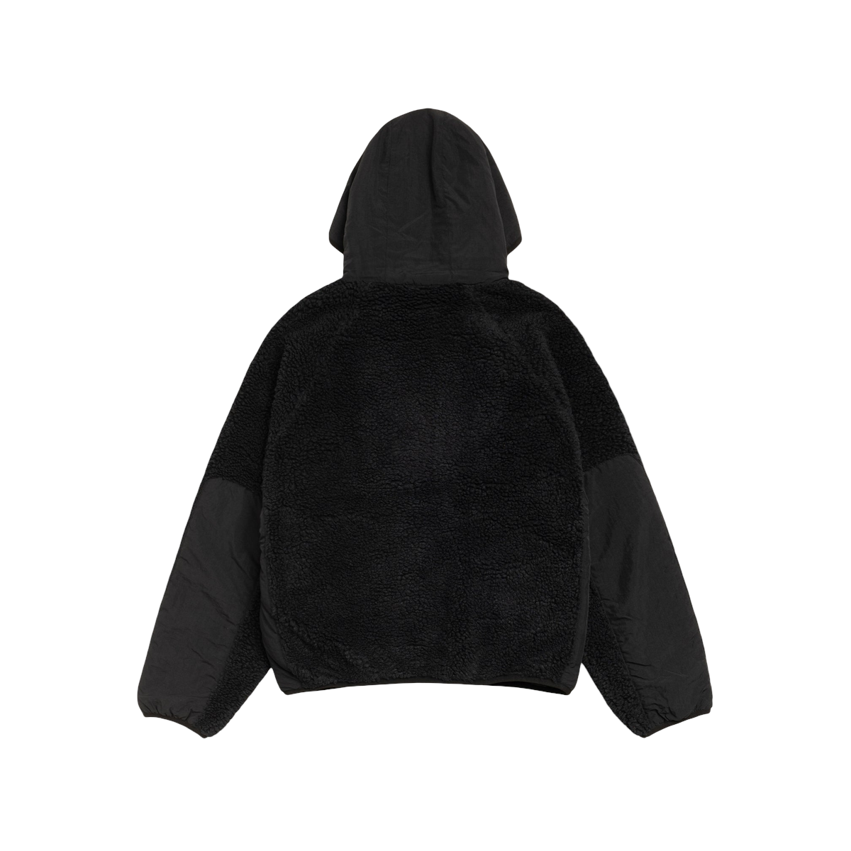 Miniatyrbild av Stussy Sherpa Paneled Hooded Jacket Black 2