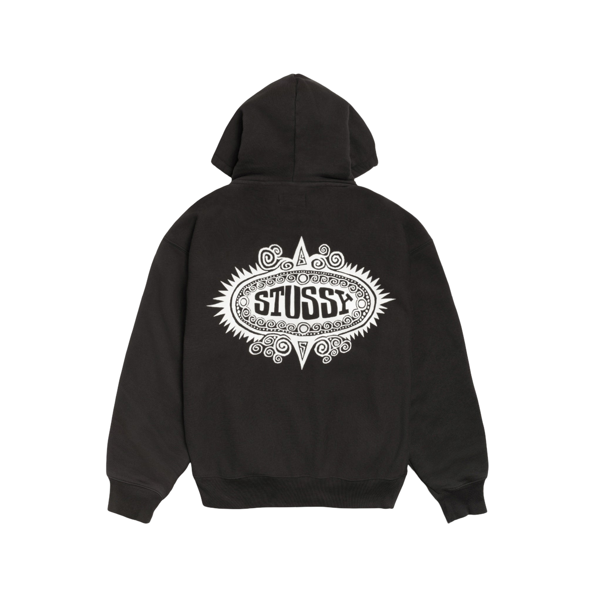 Miniatyrbild av Stussy Mantra Zip Hoodie Black 2