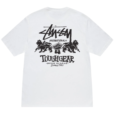 Stussy Tough Gear International Tee White