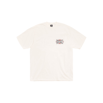 Stussy Champion Oval Pigment Dyed Tee Natural
