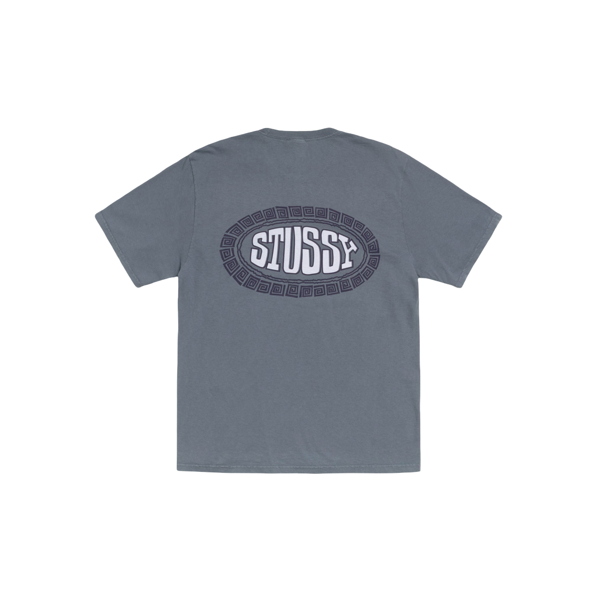 Miniatyrbild av Stussy Tile Oval Tee Pigment Dyed Navy 2