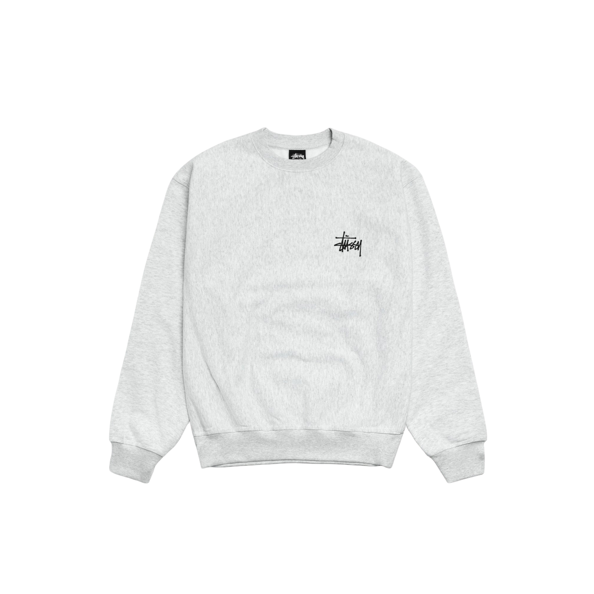 Stussy Basic Crew Ash Heather
