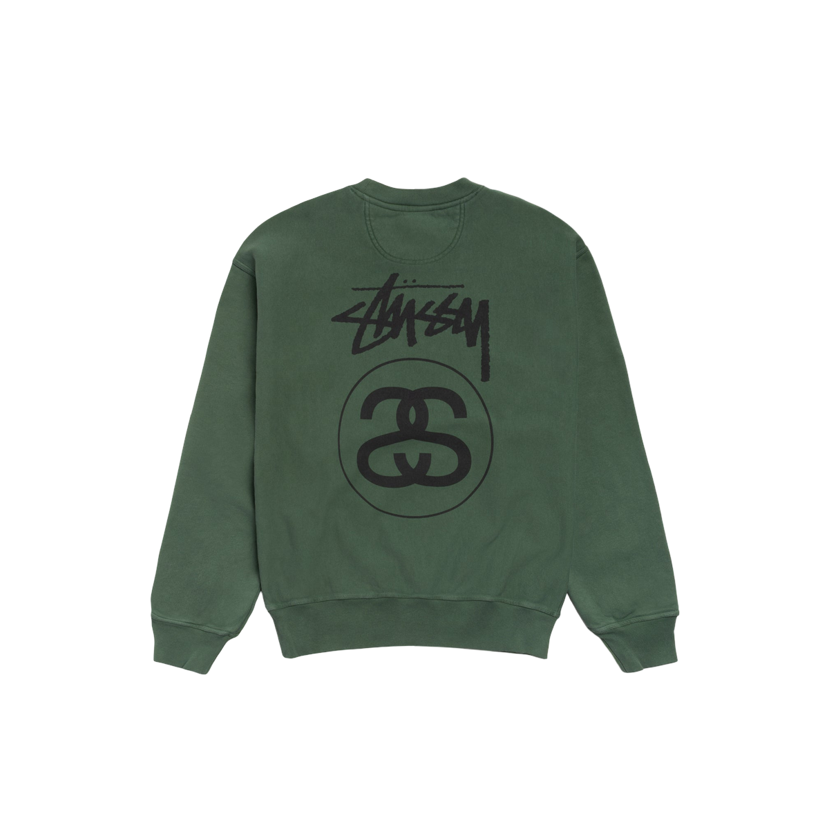Miniatyrbild av Stussy Stock Link Crew Pigment Dyed Pine 2