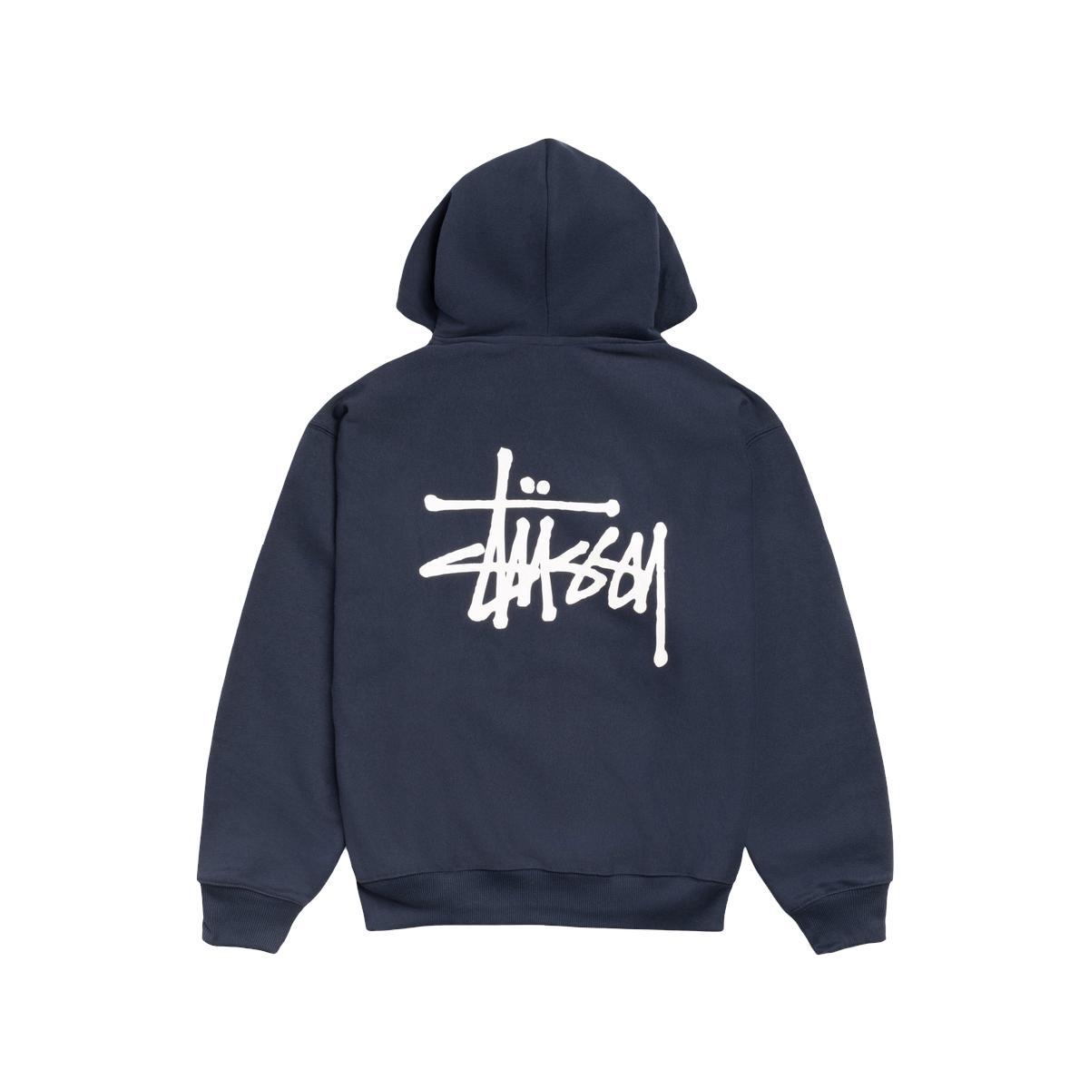 Miniatyrbild av Stussy Basic Hoodie Navy 2