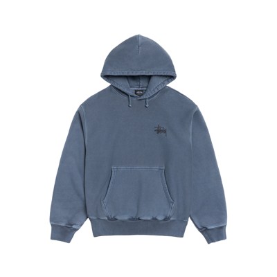 Stussy Smooth Stock Pigment Dyed Hoodie Navy