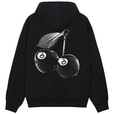 Stussy Cherries Hoodie Black