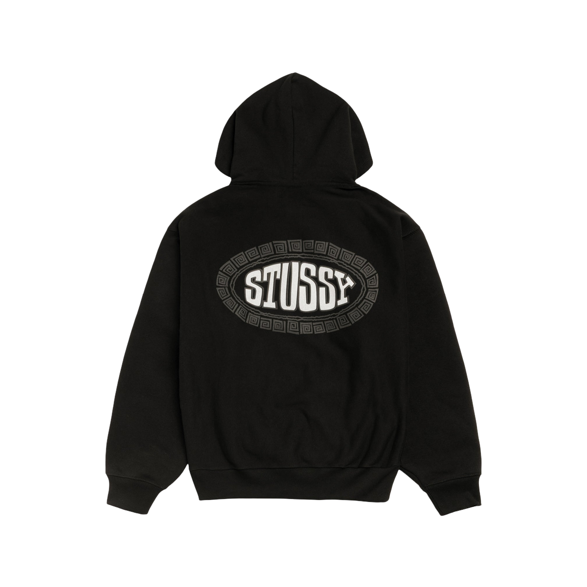 Miniatyrbild av Stussy Tile Oval Hoodie Black 2