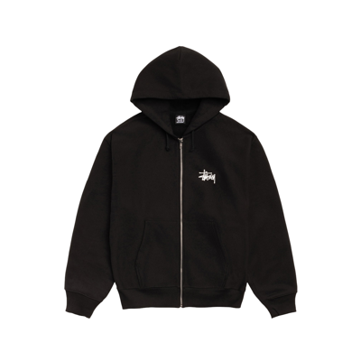 Stussy Basic Stussy Zip Hoodie Black
