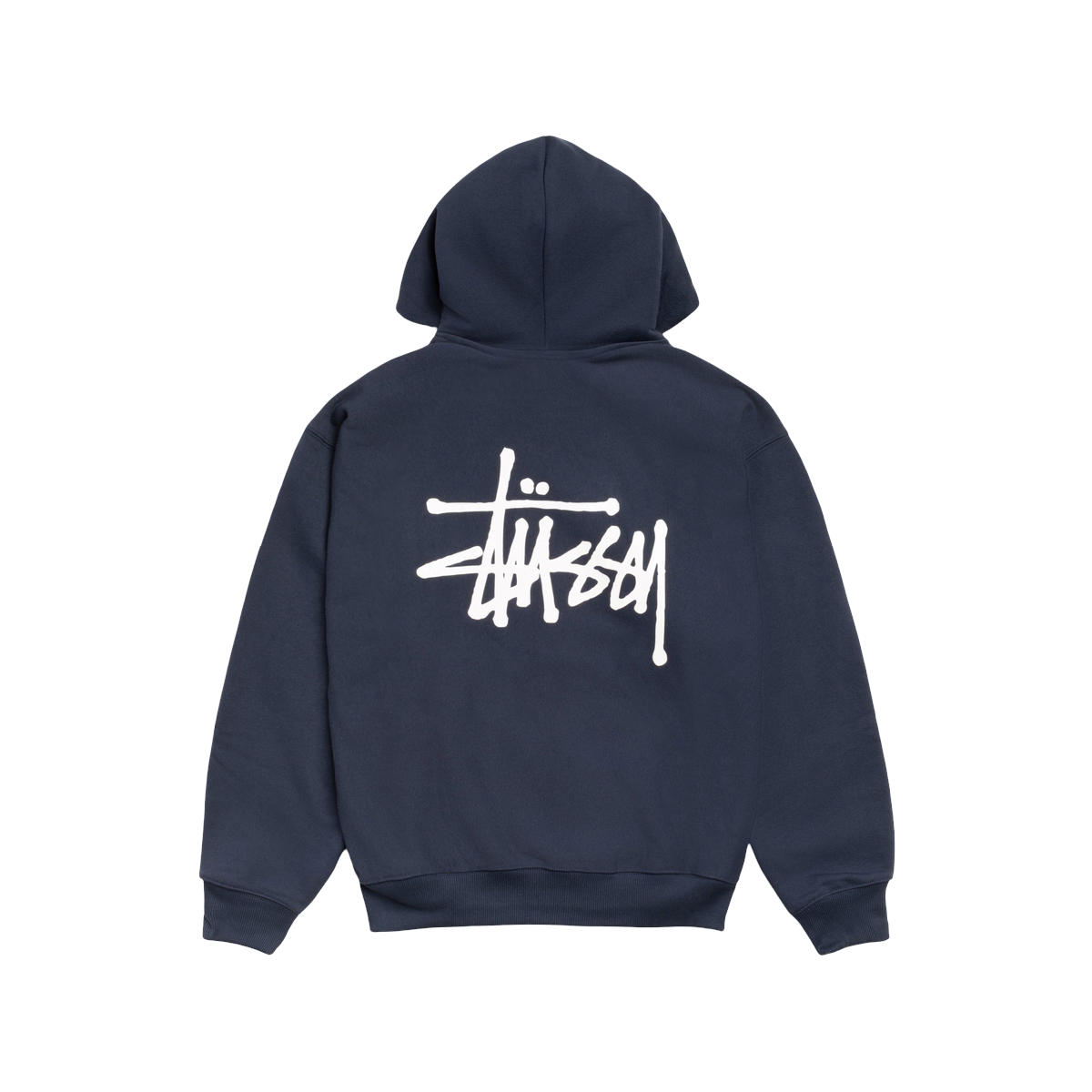 Miniatyrbild av Stussy Basic Stussy Zip Hoodie Navy 2