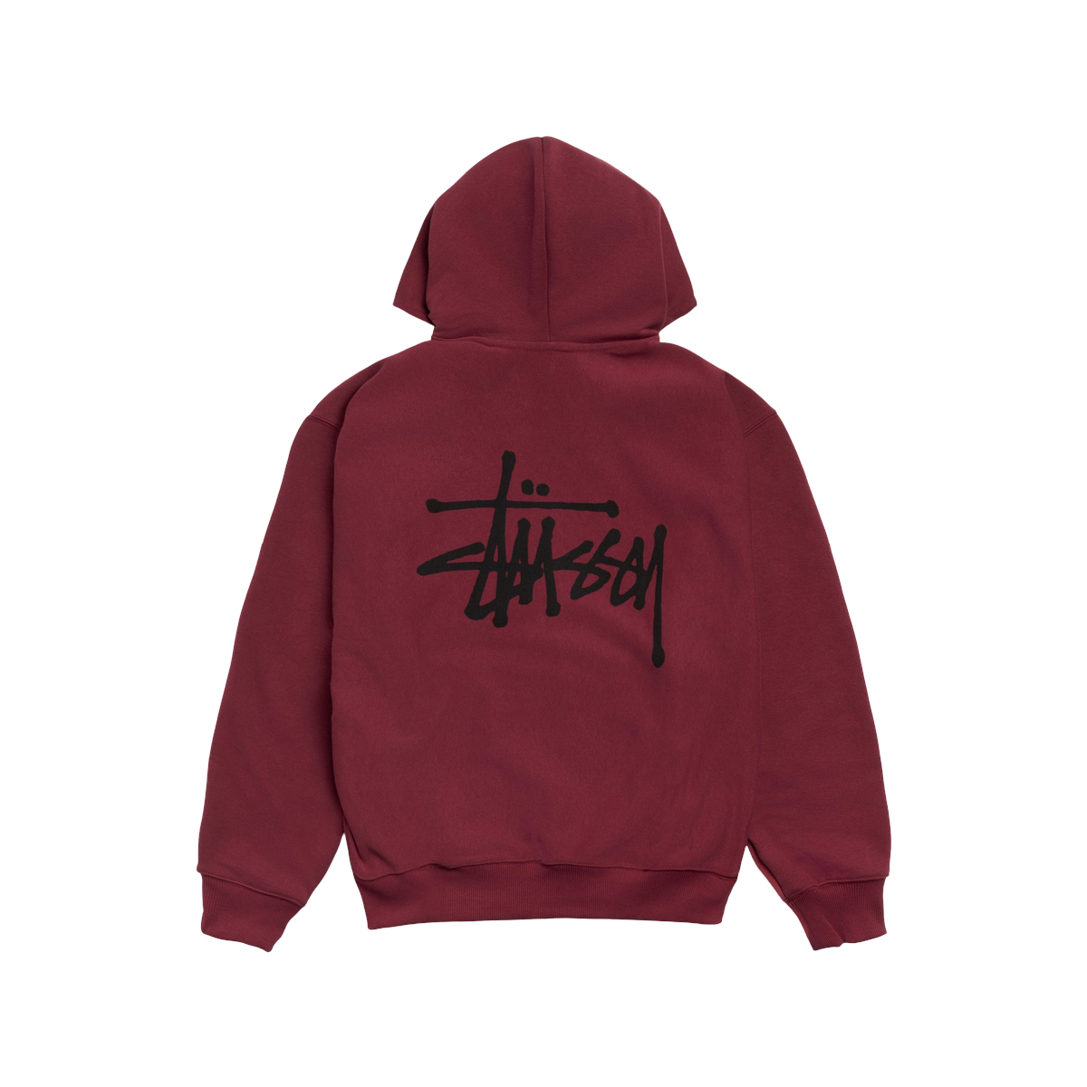 Miniatyrbild av Stussy Basic Zip Hoodie Wine 2
