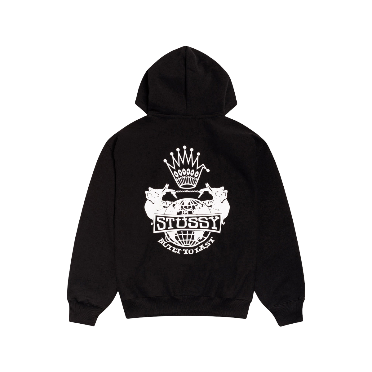 Miniatyrbild av Stussy Built To Last Zip Hoodie Black 2