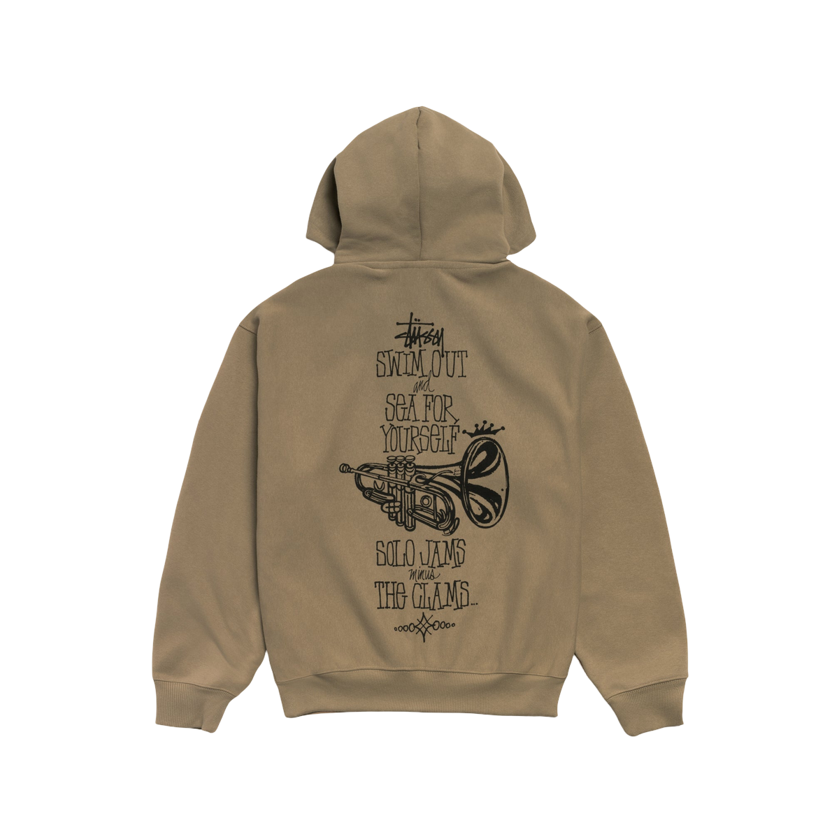 Miniatyrbild av Stussy Swim Out Zip Hoodie Army 2