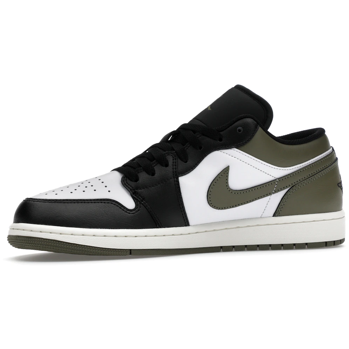 Miniatyrbild av Air Jordan 1 Low Black Toe Medium Olive 3
