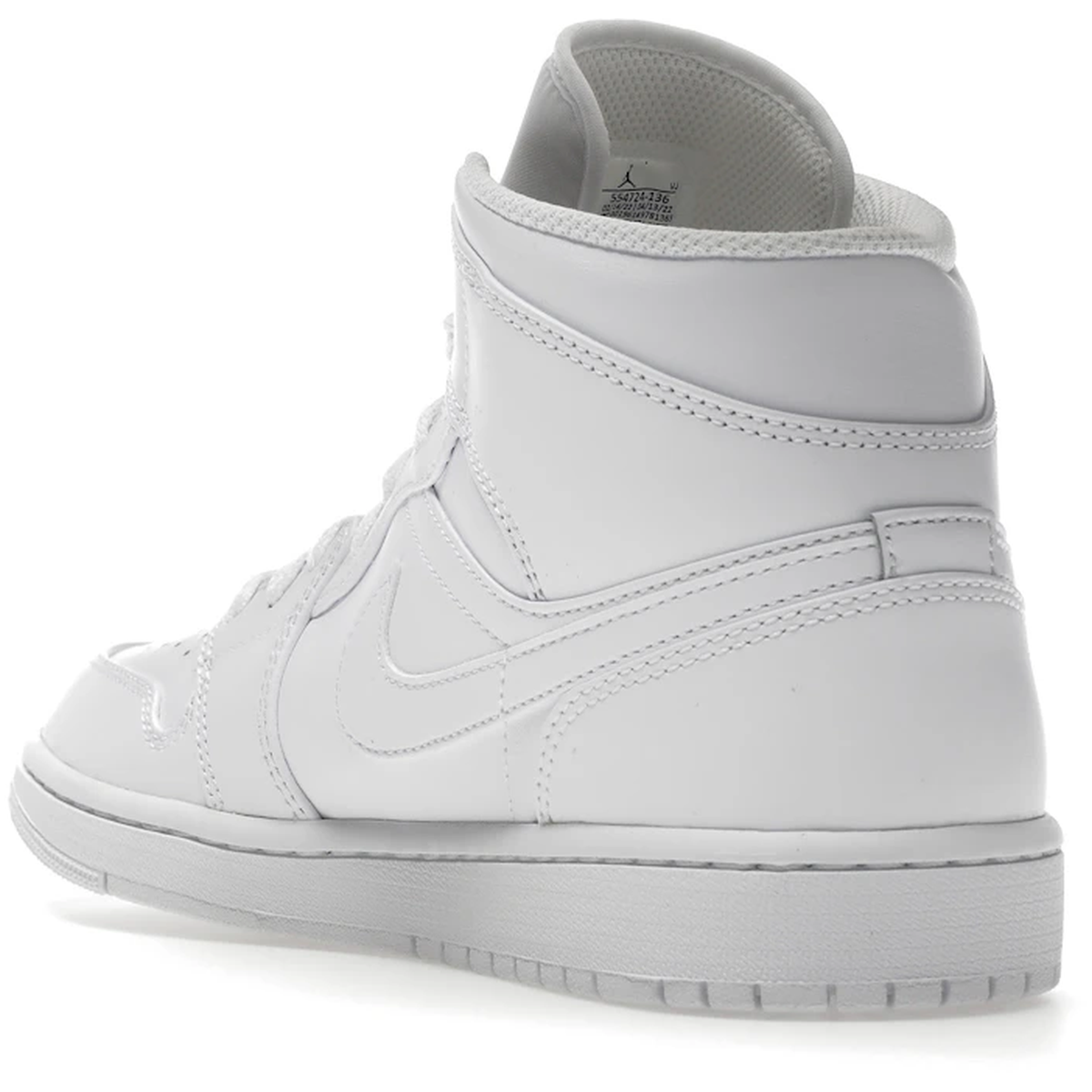 Miniatyrbild av Air Jordan 1 Mid Triple White 4