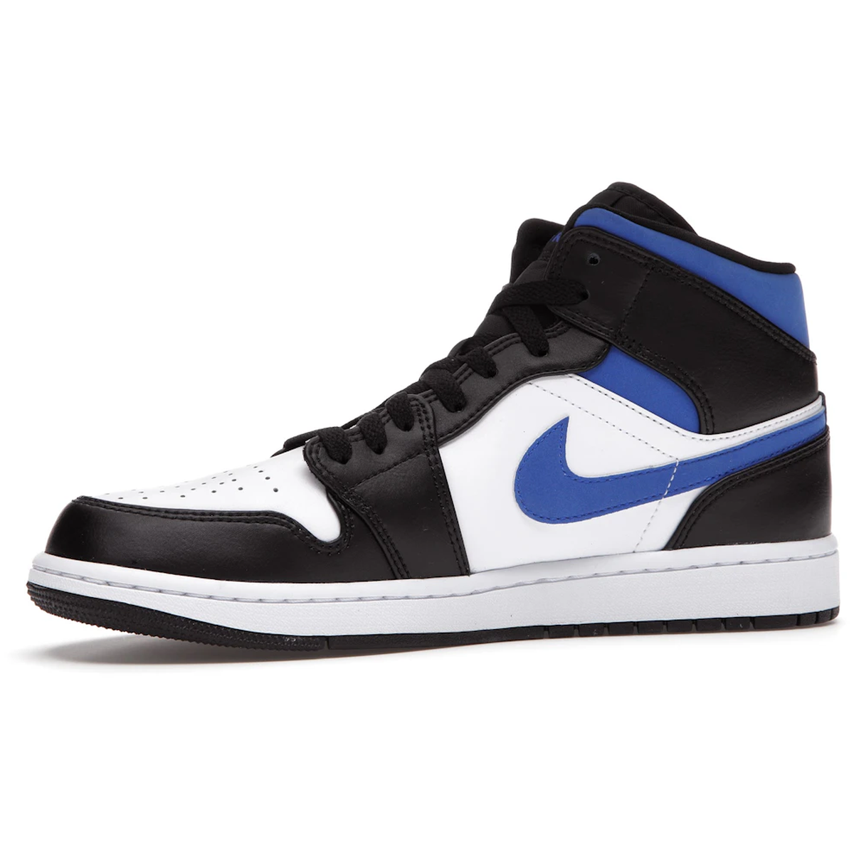 Miniatyrbild av Air Jordan 1 Mid White Black Racer Blue 3