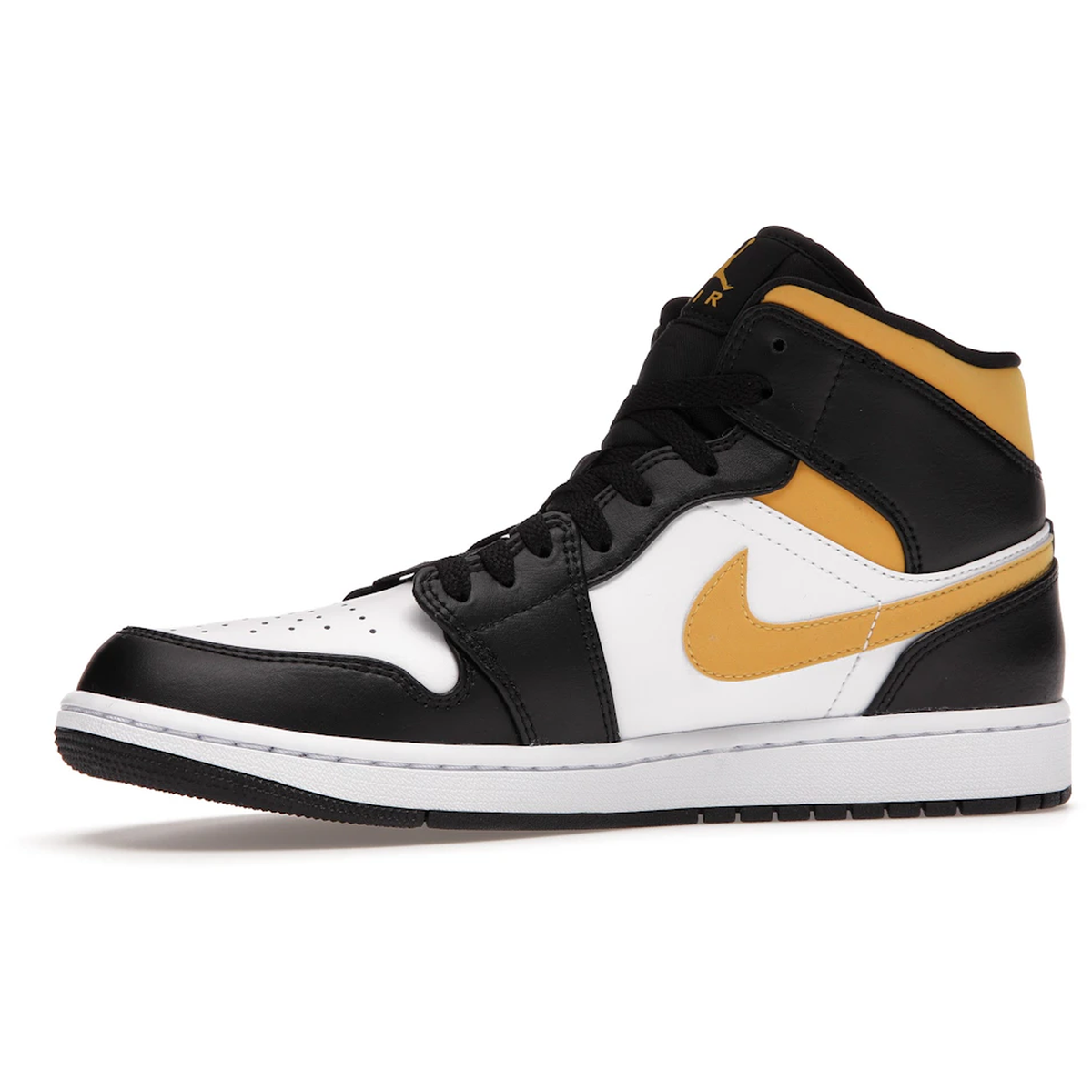 Miniatyrbild av Air Jordan 1 Mid White Pollen Black 3