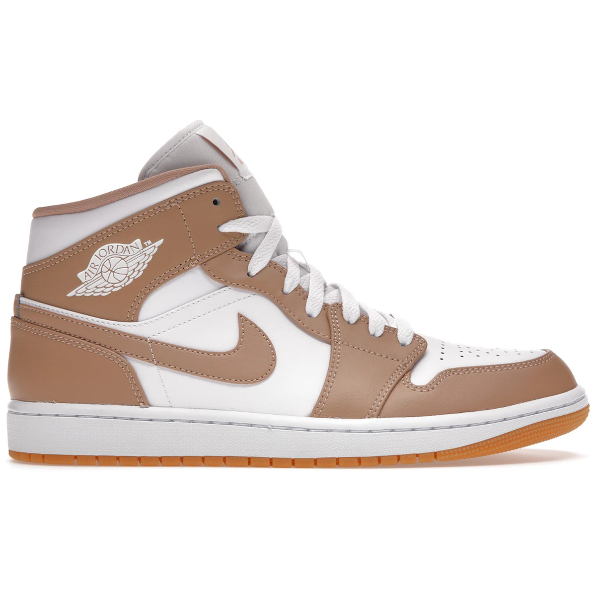Air Jordan 1 Mid Tan Gum
