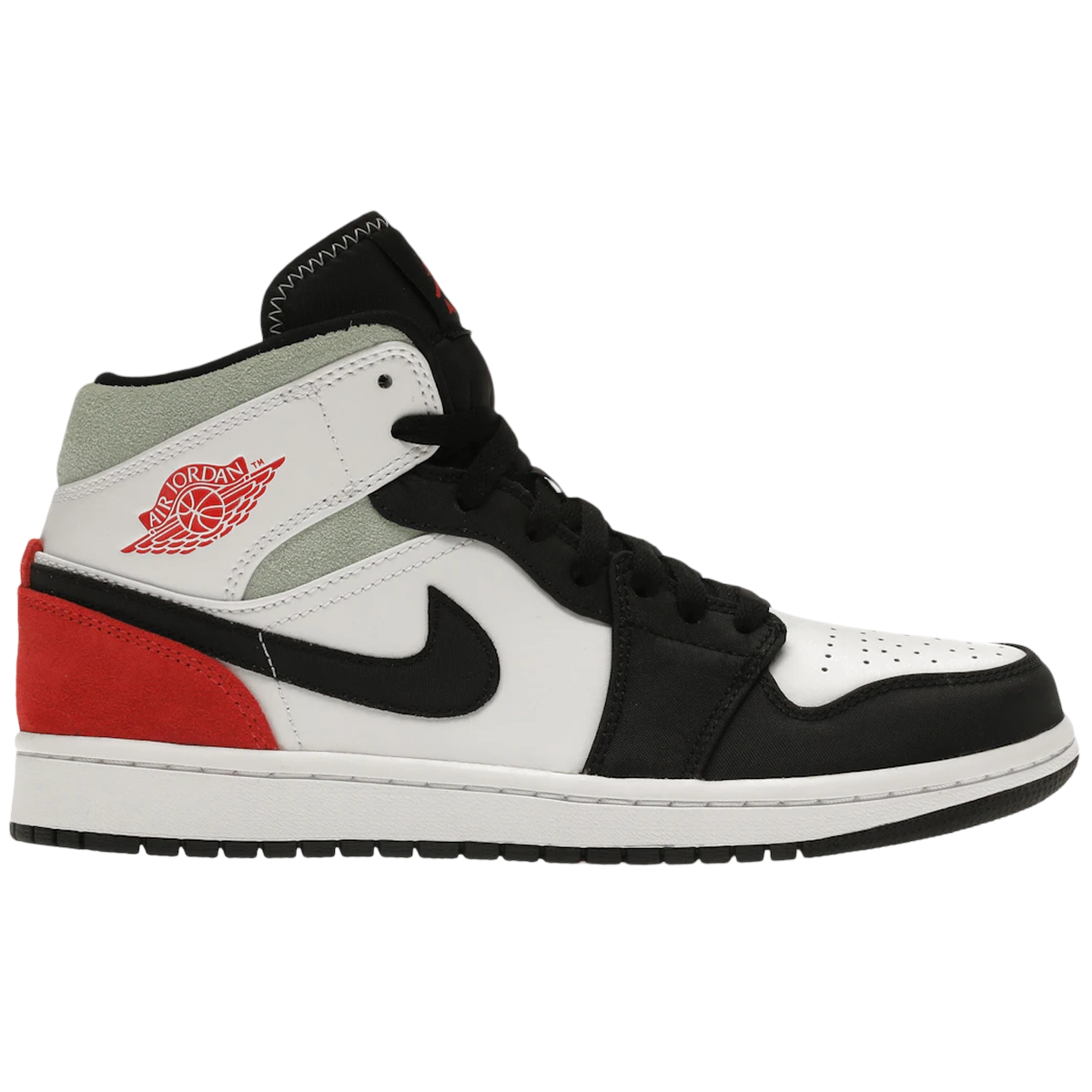 Air Jordan 1 Mid SE Red Black Toe