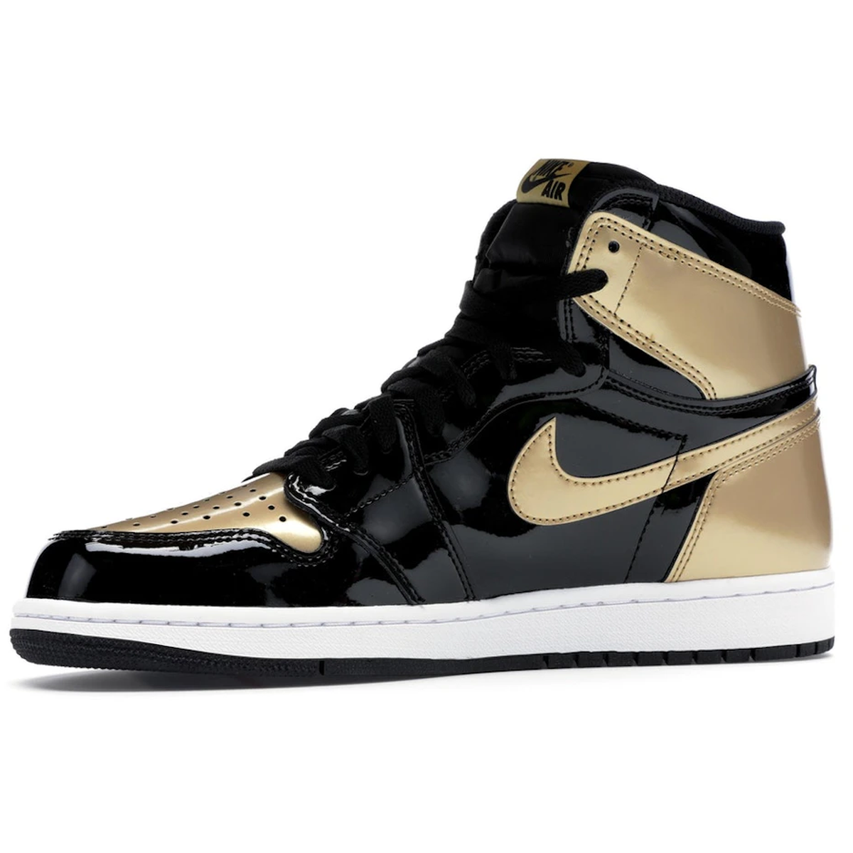 Miniatyrbild av Air Jordan 1 Retro High NRG Patent Gold Toe 3