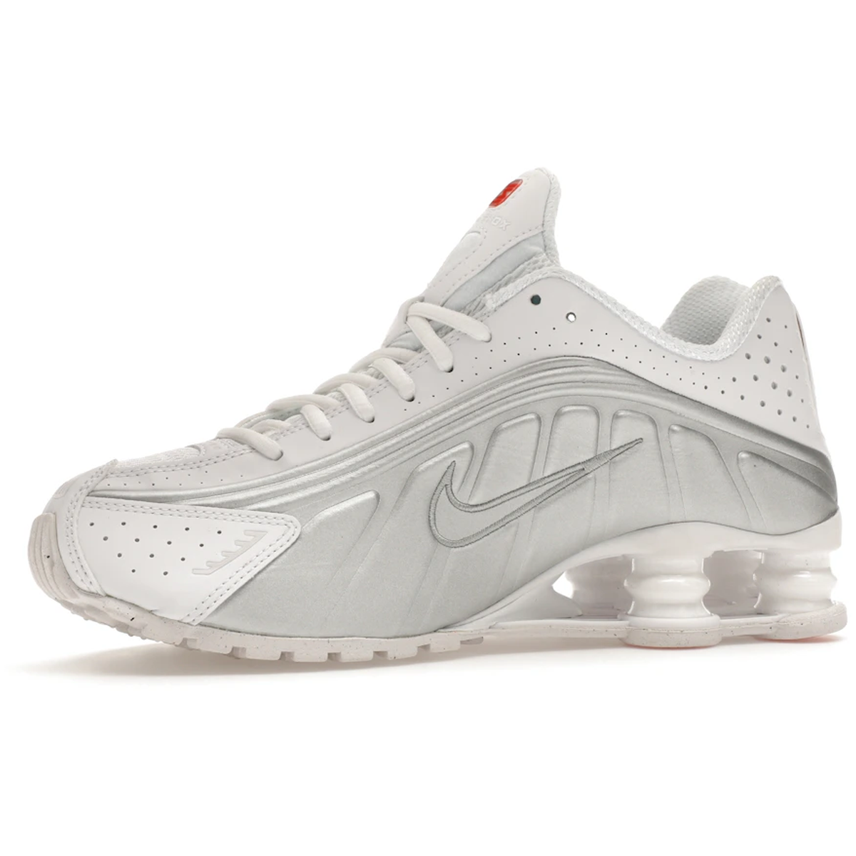 Miniatyrbild av Nike Shox R4 White Metallic Silver 3