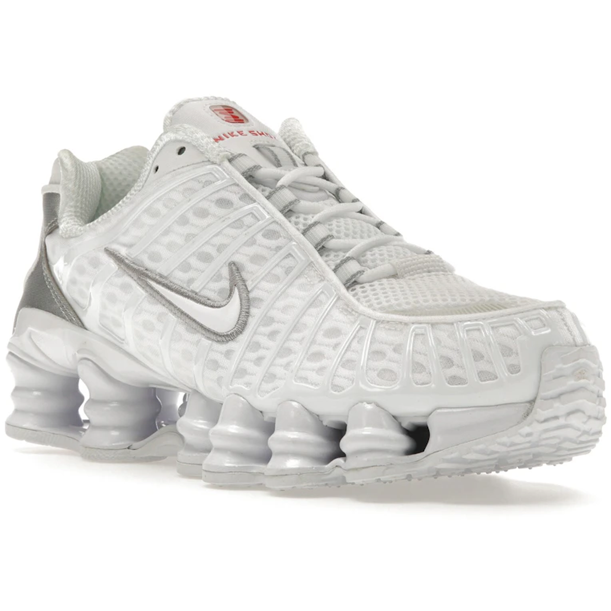 Miniatyrbild av Nike Shox TL White Metallic Silver Max Orange 2