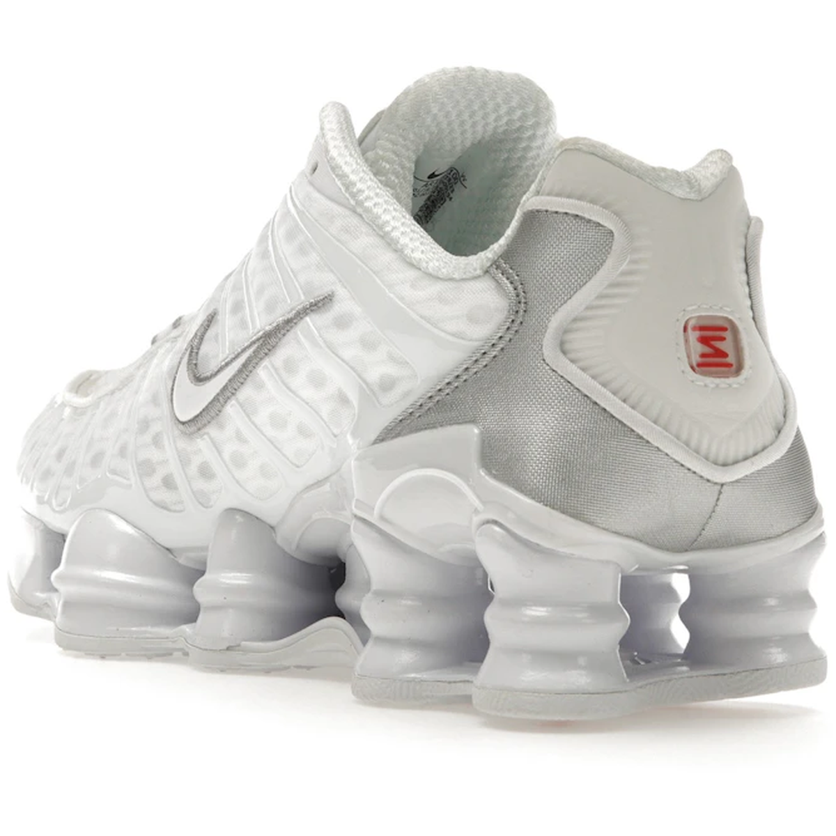 Miniatyrbild av Nike Shox TL White Metallic Silver Max Orange 4