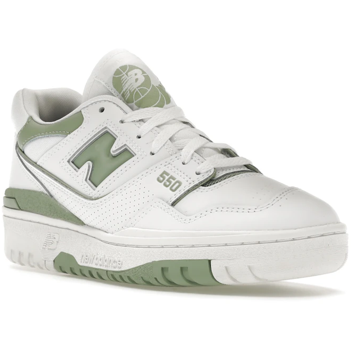 Miniatyrbild av New Balance 550 White Mint Green 2