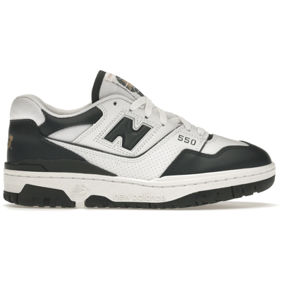 New Balance 550 White Dark Green