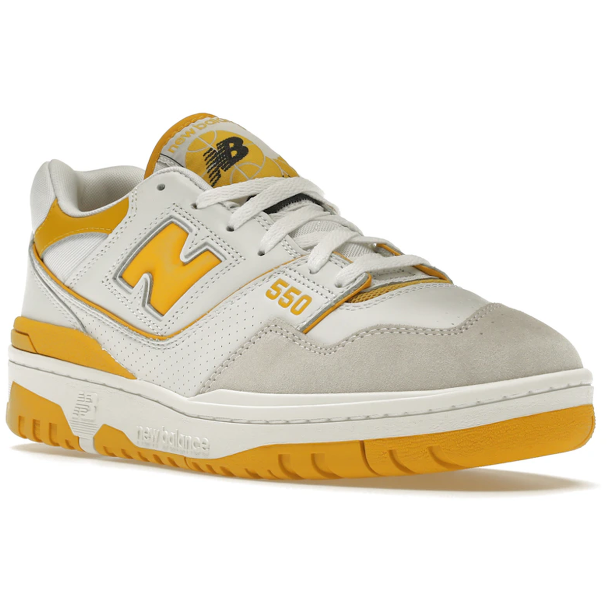 Miniatyrbild av New Balance 550 White Sea Salt Varsity Gold 2