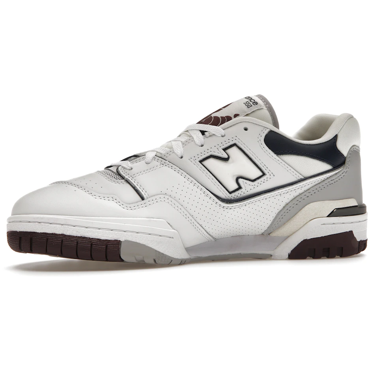 Miniatyrbild av New Balance 550 White Natural Indigo Burgundy 3