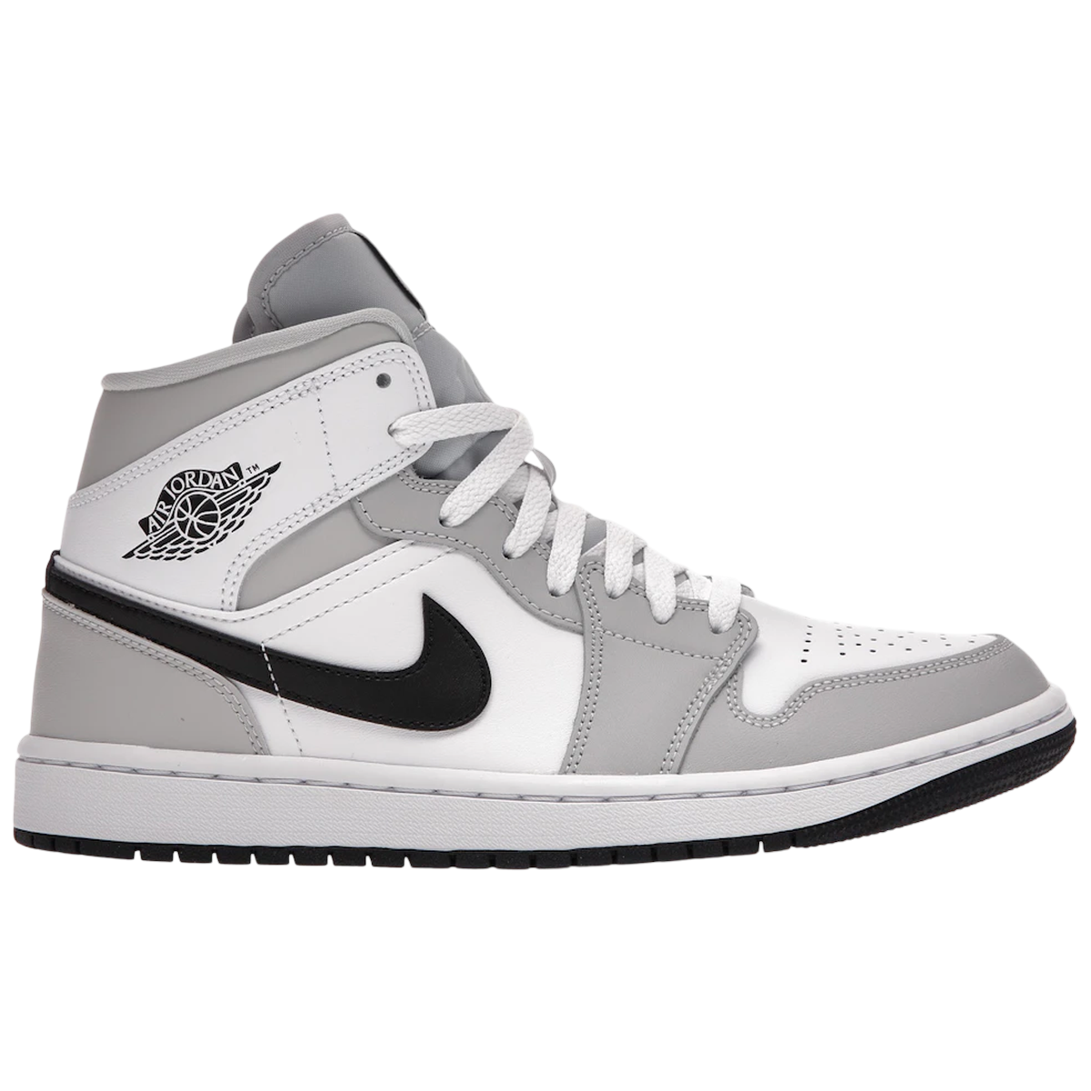 Air Jordan 1 Mid Light Smoke Grey 