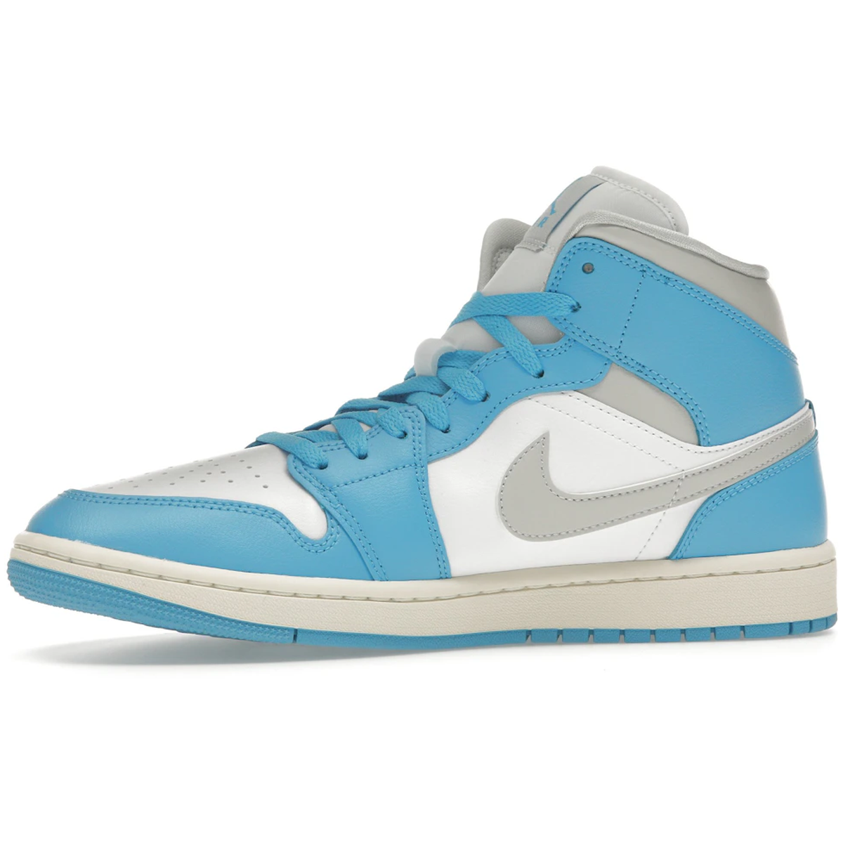 Miniatyrbild av Air Jordan 1 Mid Dark Powder Blue White Sail Neutral Grey 3