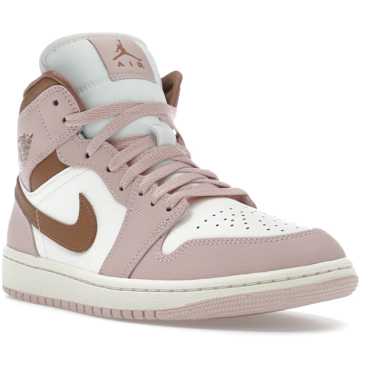 Miniatyrbild av Air Jordan 1 Mid Pink Oxford Brown  2