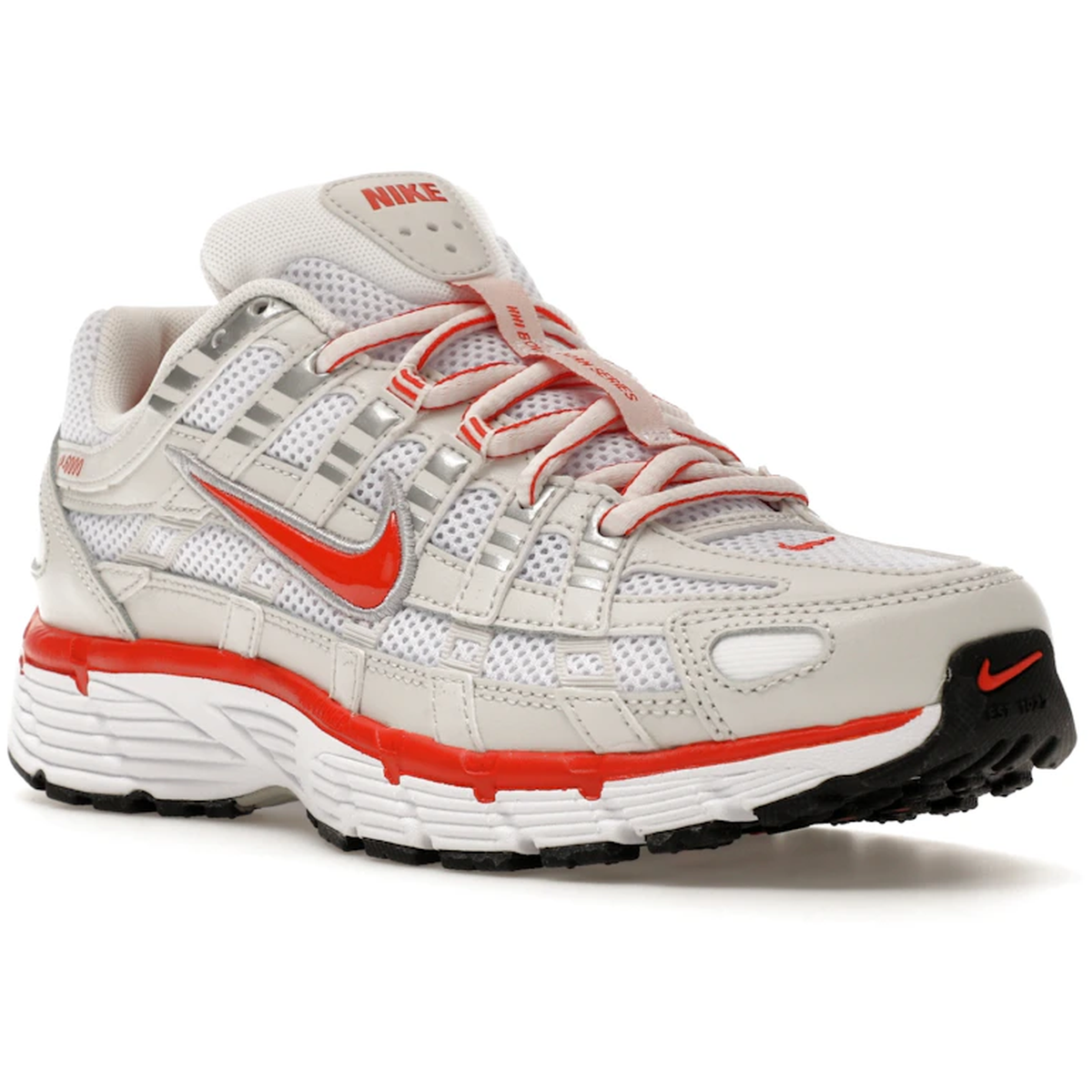 Miniatyrbild av Nike P-6000 White Platinum Tint Black Picante Red 2