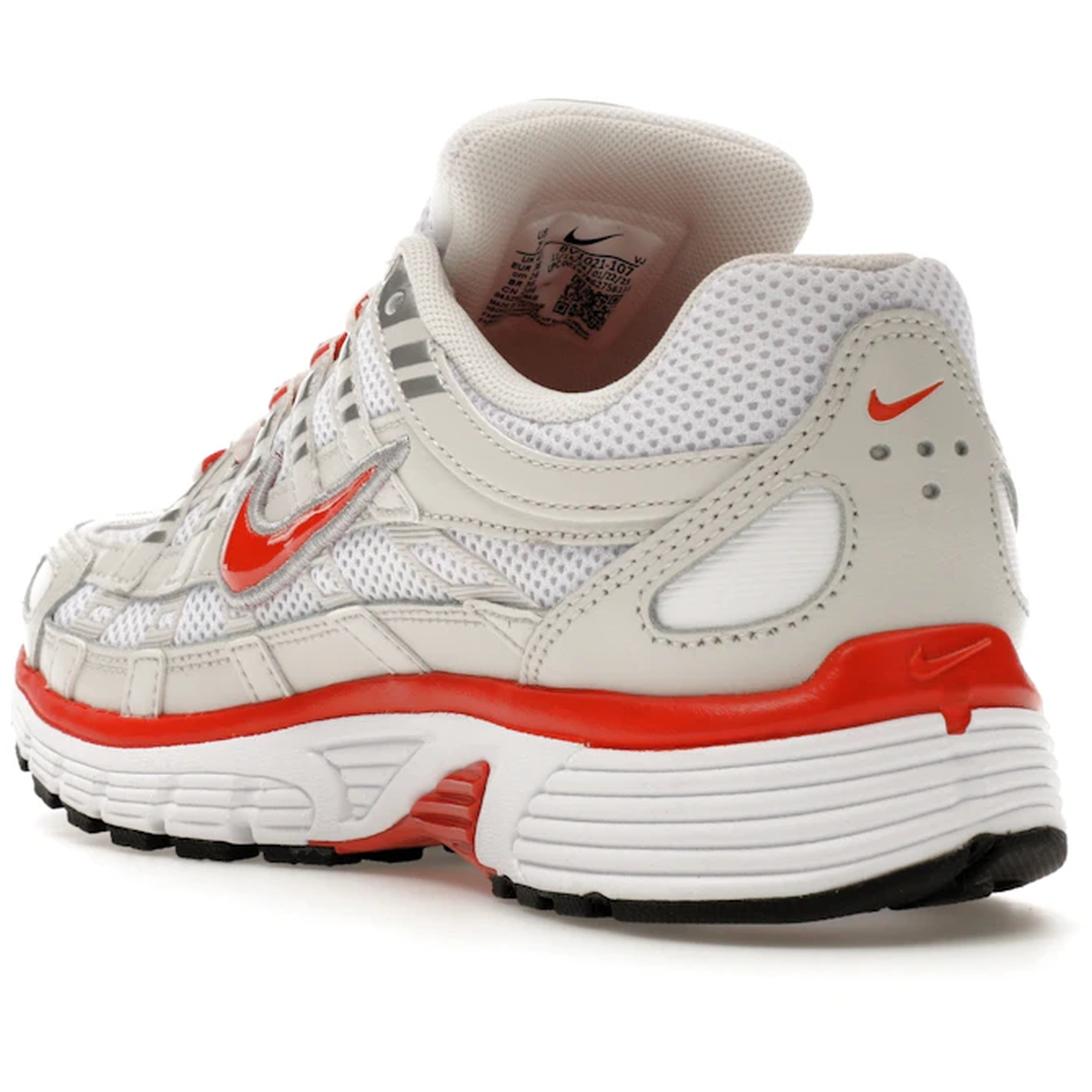 Miniatyrbild av Nike P-6000 White Platinum Tint Black Picante Red 4