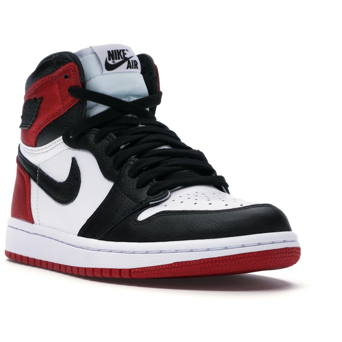 Miniatyrbild av Air Jordan 1 Retro High Satin Black Toe 2