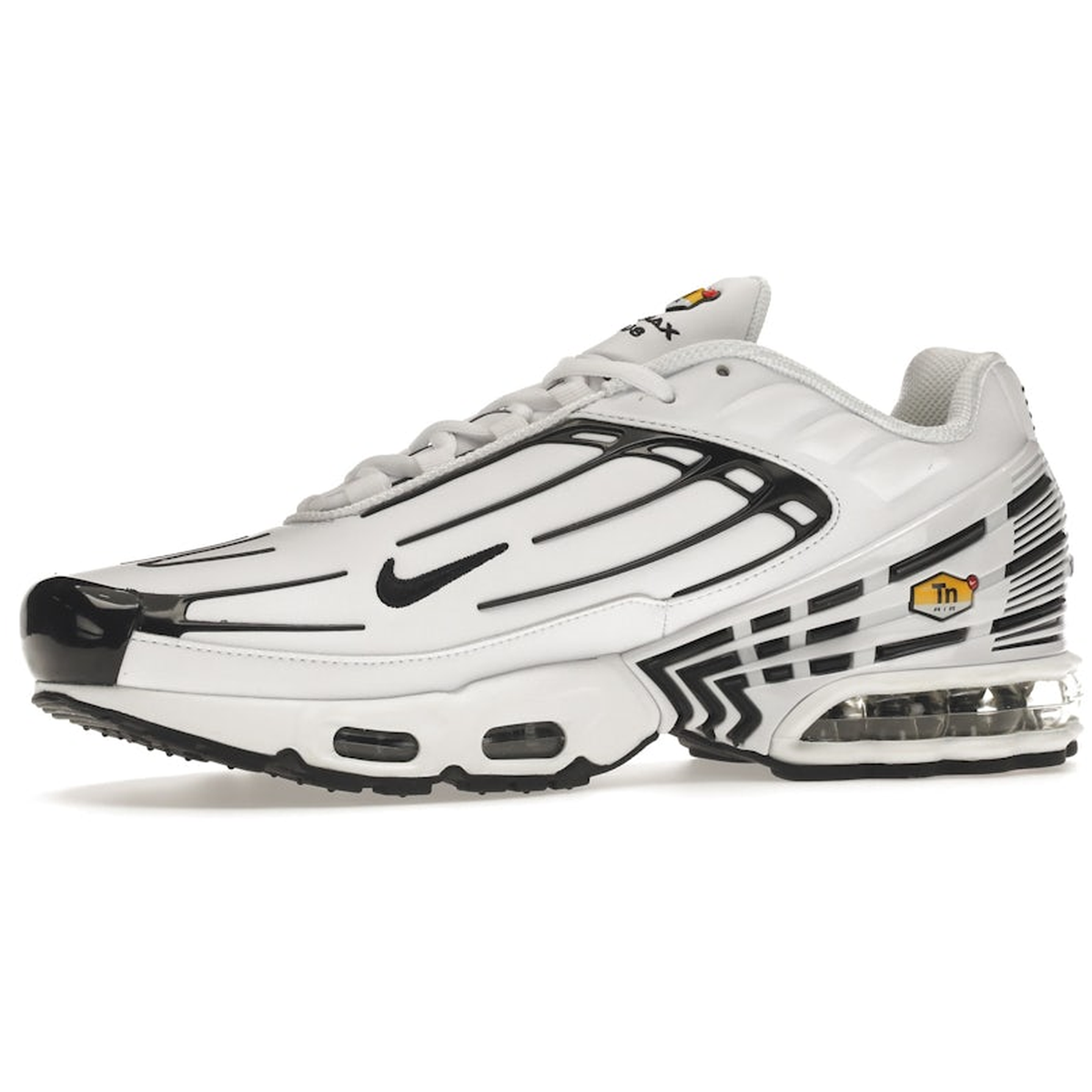 Miniatyrbild av Nike Air Max Plus 3 Leather White Black 3