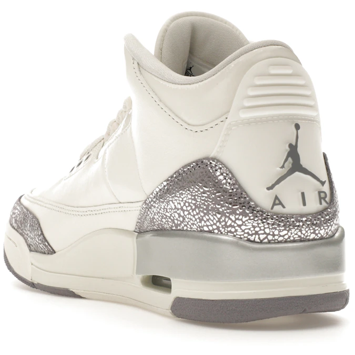 Miniatyrbild av Air Jordan 3 Retro Sail Cement Grey 4
