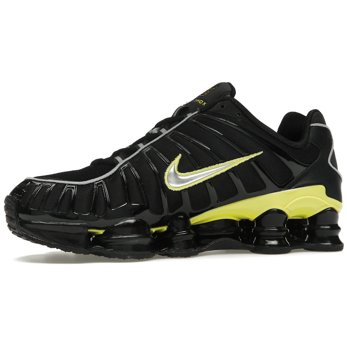 Miniatyrbild av Nike Shox TL Black Dynamic Yellow Metallic Silver 3