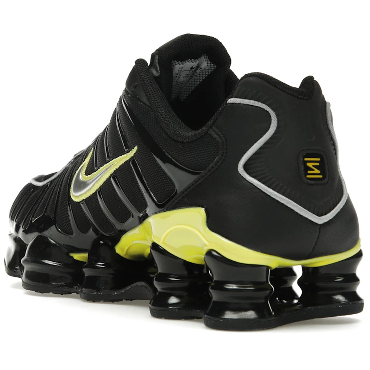 Miniatyrbild av Nike Shox TL Black Dynamic Yellow Metallic Silver 4