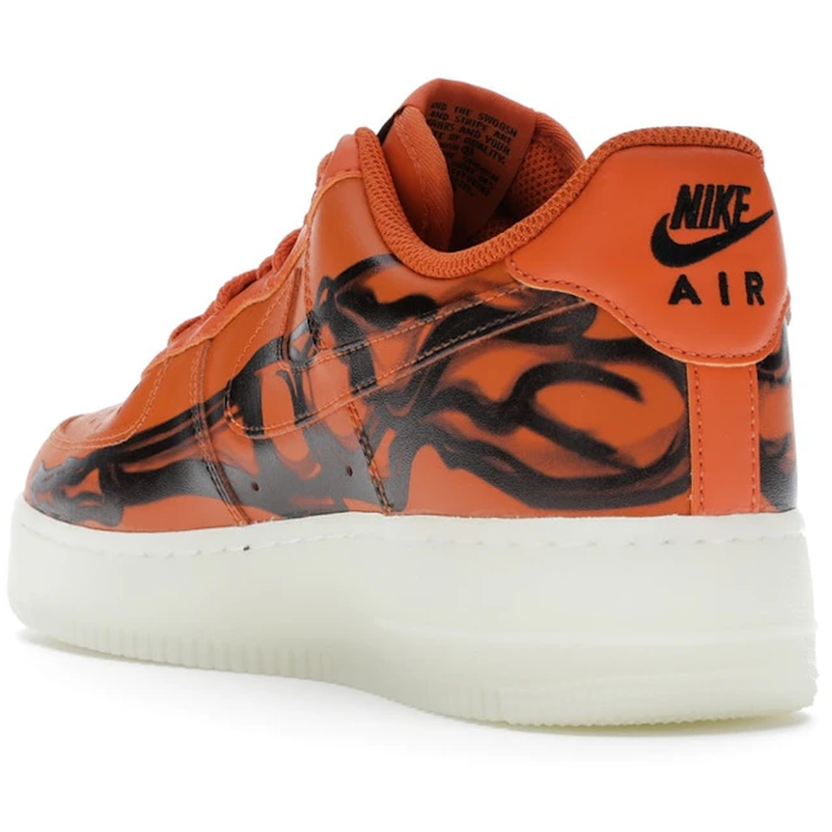Miniatyrbild av Nike Air Force 1 Low Orange Skeleton Halloween 4