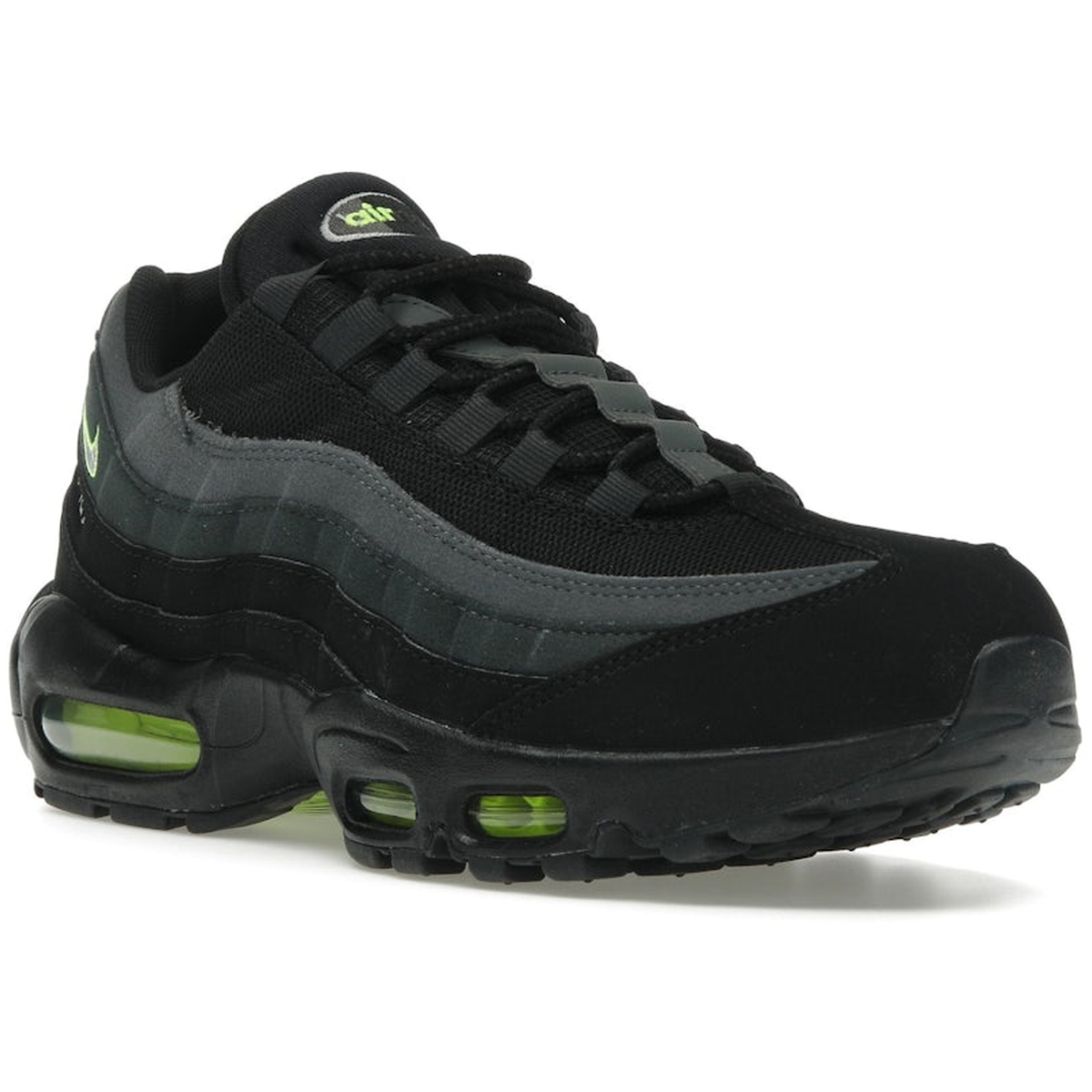 Miniatyrbild av Nike Air Max 95 Logo Black Grey Volt 2