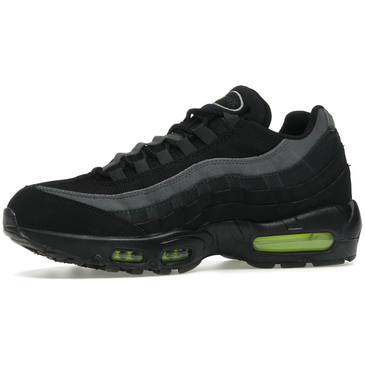 Miniatyrbild av Nike Air Max 95 Logo Black Grey Volt 3