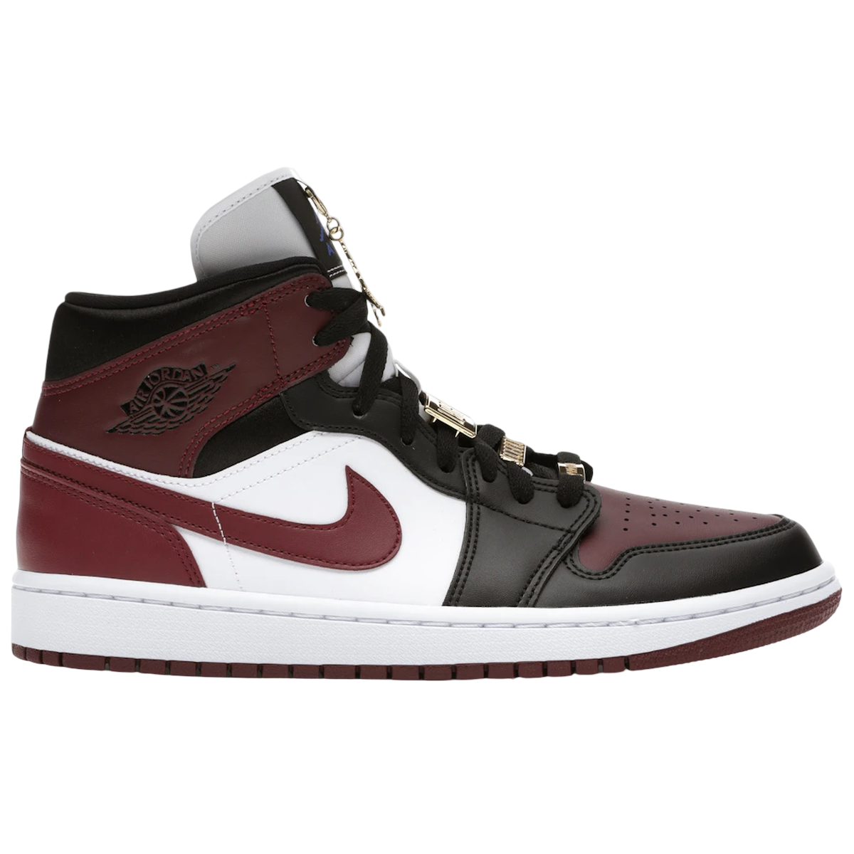Air Jordan 1 Mid SE Black Dark Beetroot 