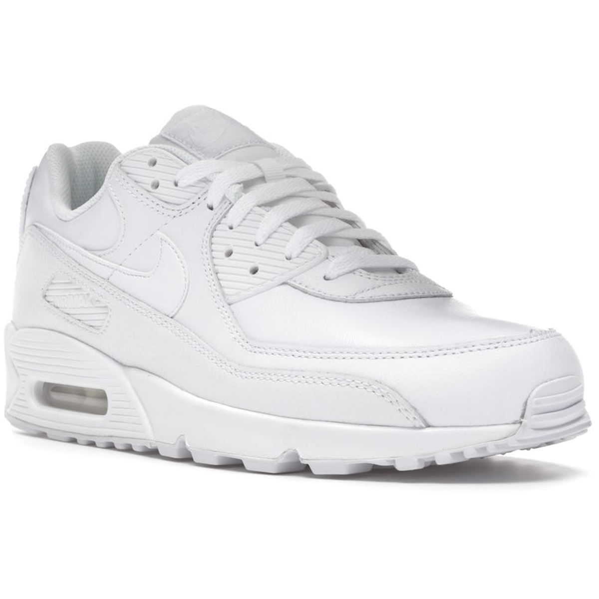 Miniatyrbild av Nike Air Max 90 Leather Triple White 2