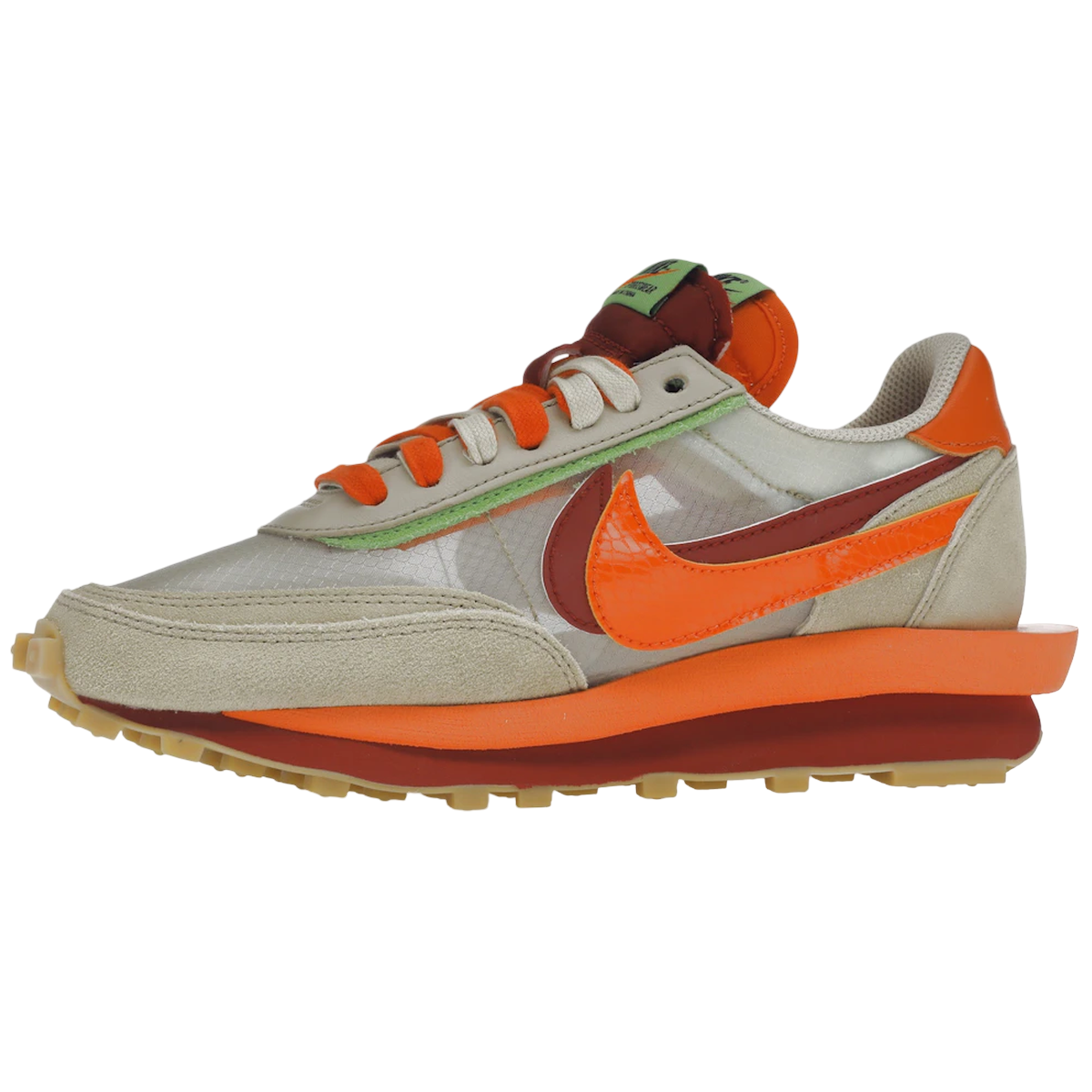 Miniatyrbild av Nike LD Waffle sacai CLOT Kiss of Death Net Orange Blaze 3