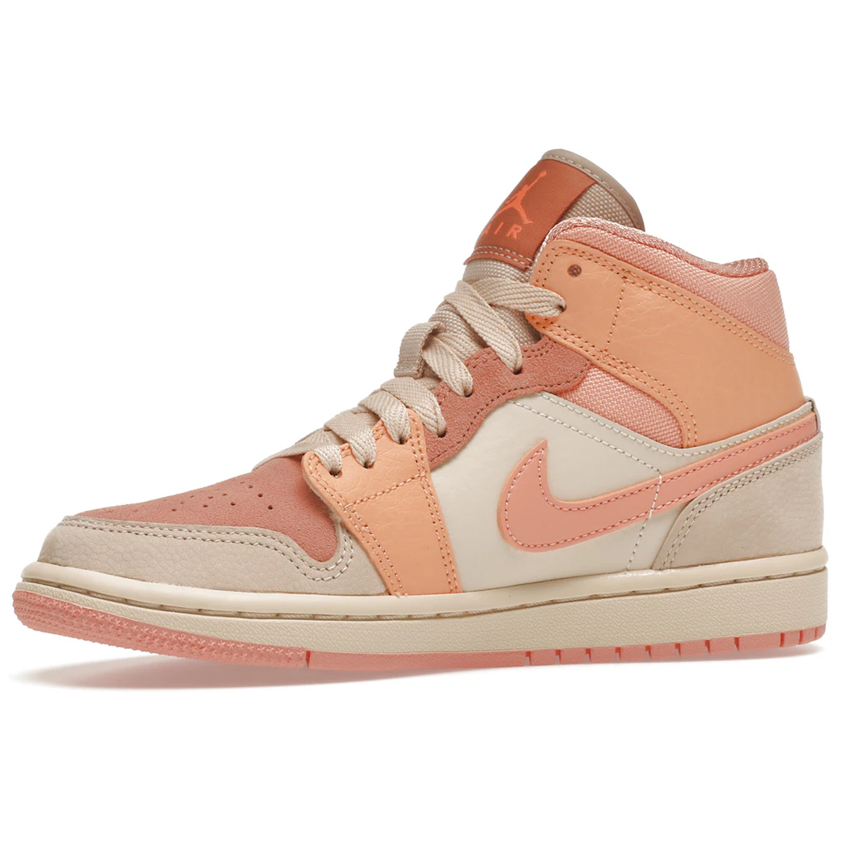 Miniatyrbild av Air Jordan 1 Mid Apricot Orange 3