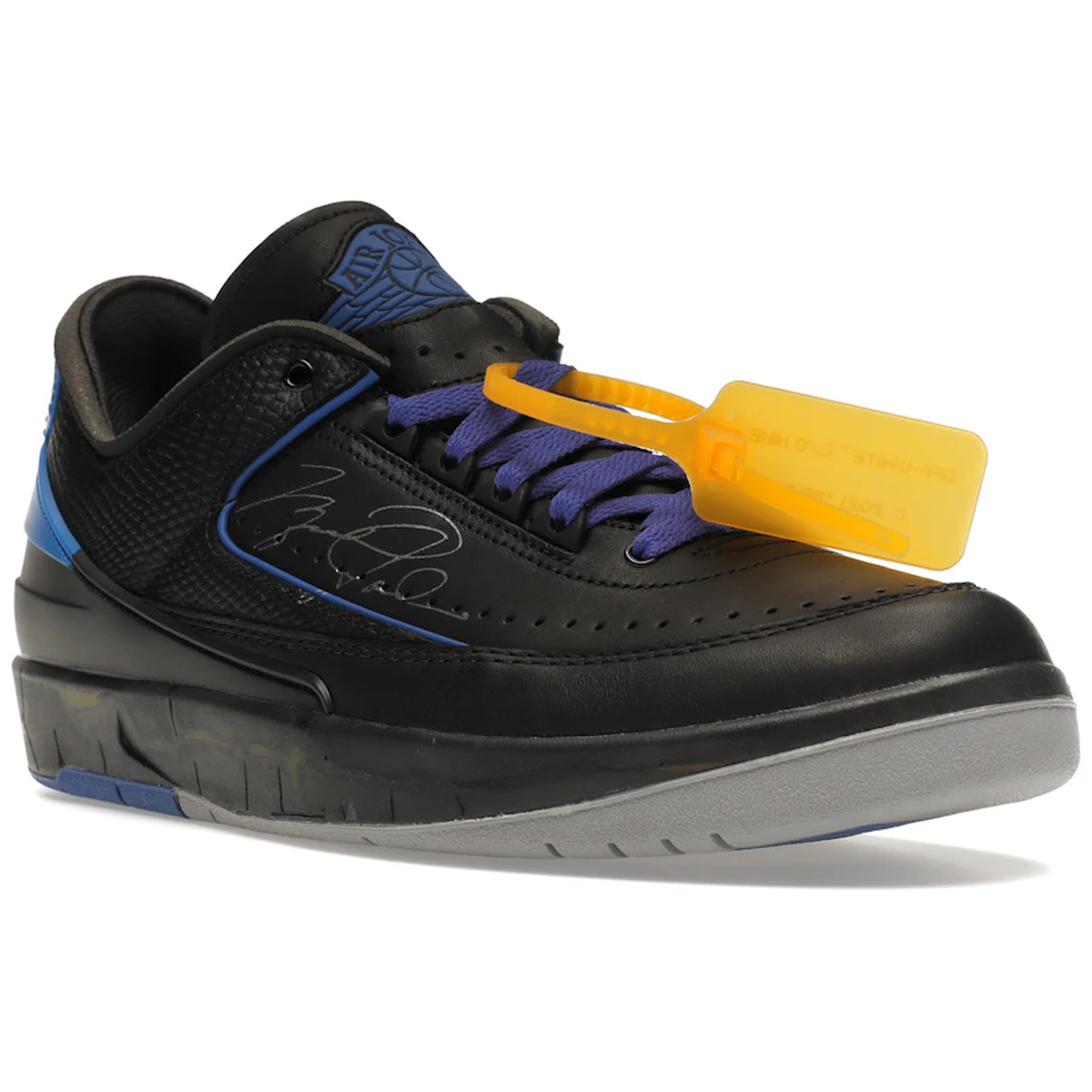Miniatyrbild av Jordan 2 Retro Low SP Off-White Black Blue 2